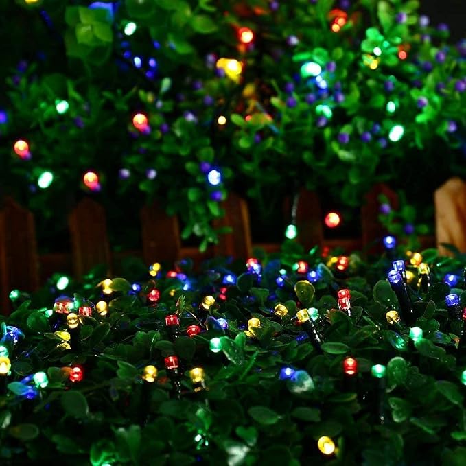 Joomer Solar Christmas Lights Outdoor, 4 Pack Total 156FT 400LED 8 Lighting - Image 7
