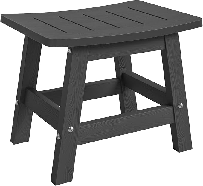 LUE BONA Outdoor Adirondack Ottomans, Footrest Footstool Set of 2, Outdoor Foot - Image 7