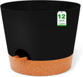 GARDIFE 12 inch Plant Pots, Self Watering Pots, Large Plastic Flower pots by GARDIFE
