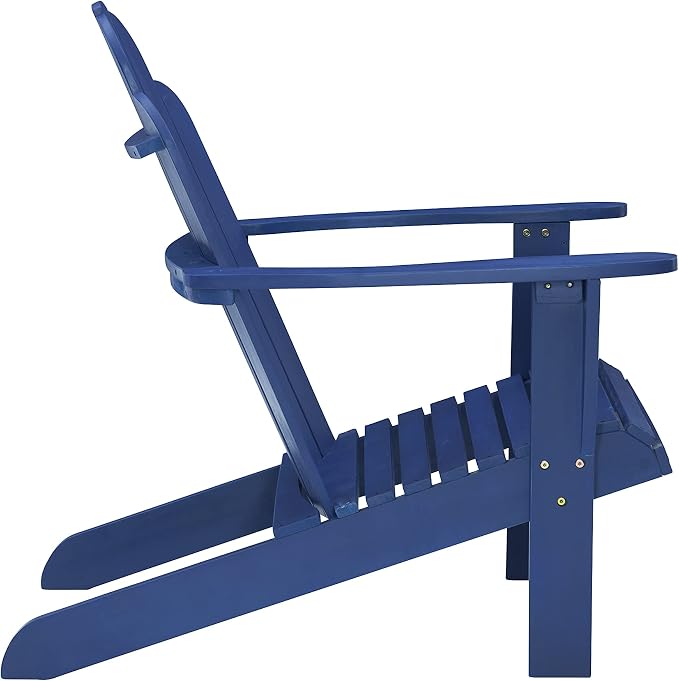 Jayde Blue Adirondack Chair by Linon - Image 5