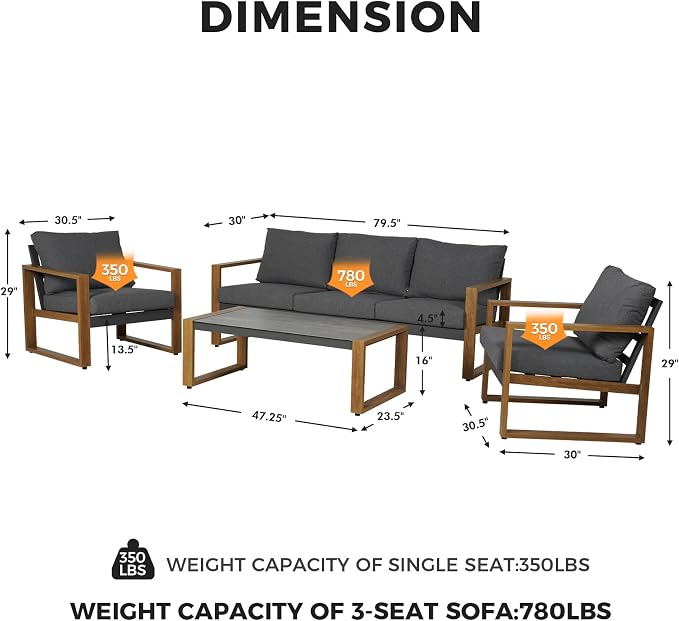 Grand patio Outdoor Furniture Set - Image 8
