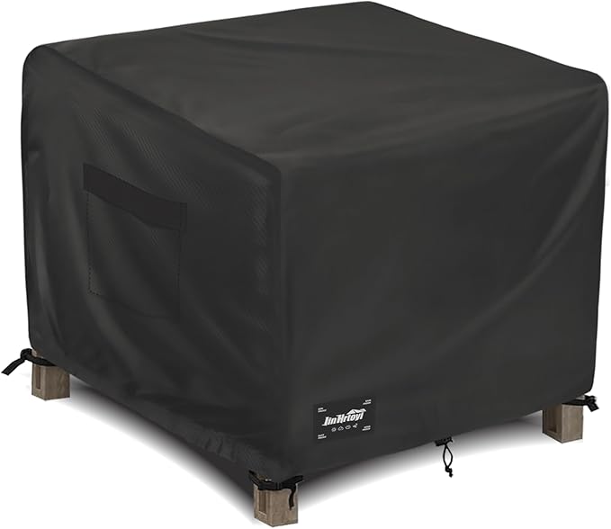 JinHrtoyi Patio Square Table Cover, 22Wx22Dx18H Inches 100% Waterproof Heavy by JinHrtoyiFurnitureCovers
