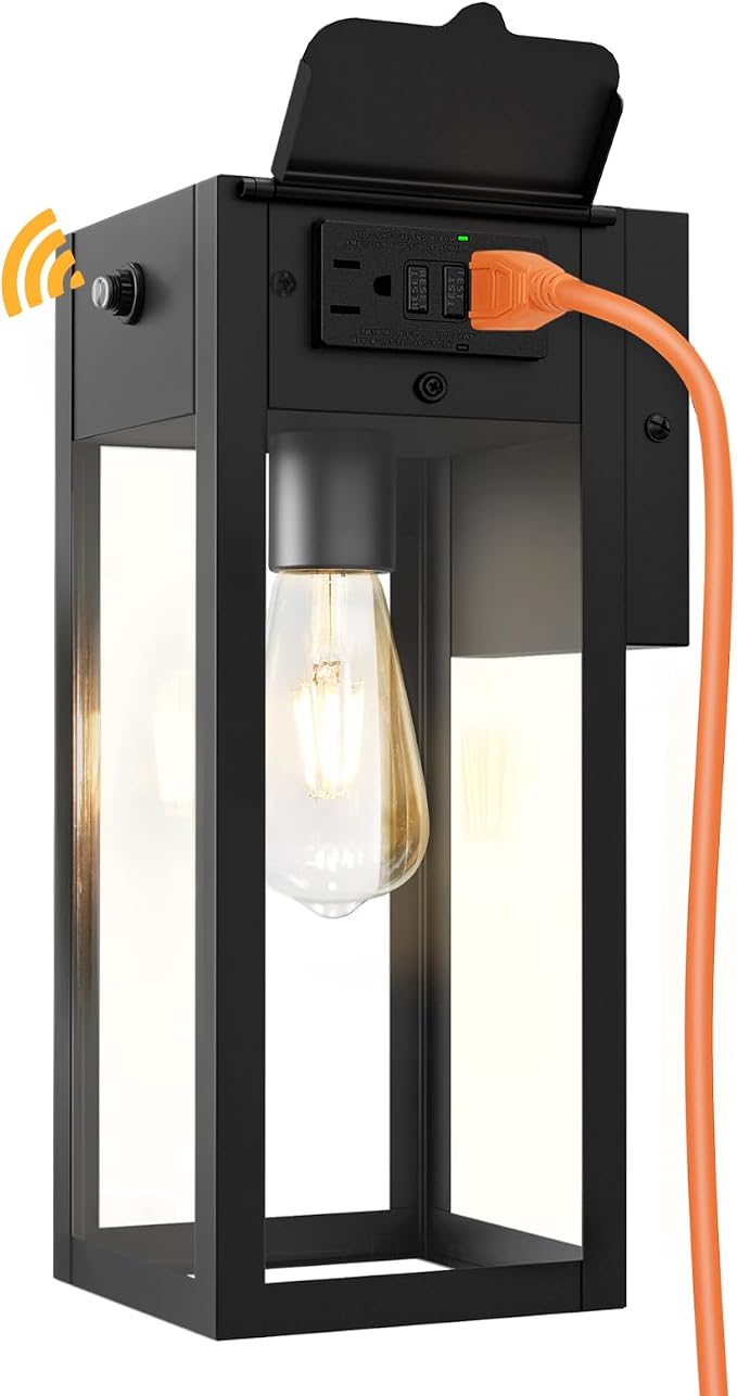 Dusk to Dawn Outdoor Light Fixtures Wall Mount, Outdoor Porch Lights by WelcometoOYKYOHEI