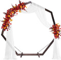 7FT Wedding Arch, Heptagonal Wood Arch by THORISE
