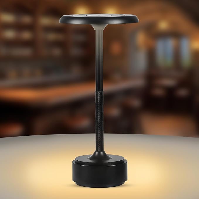 5200mAh Rechargeable Cordless LED Table Lamps Touch Sensor Light, 3-Levels by HAPYGILightings