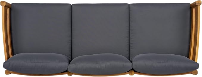 Christopher Knight Home Kavets 76.25'' W Outdoor 3 Seater Sofa - Image 7