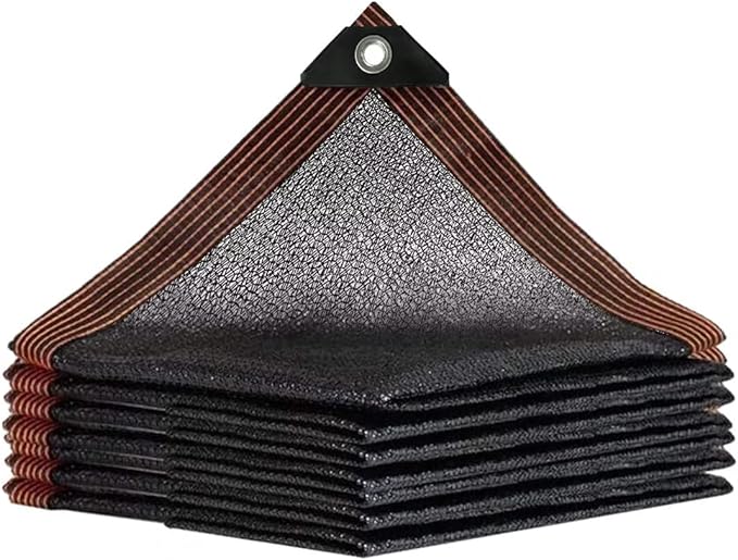 QLOFEI 40-50% Shade Cloth with Grommets, Sunblock Mesh Tarp Shade Neting Cover by QLOFEI