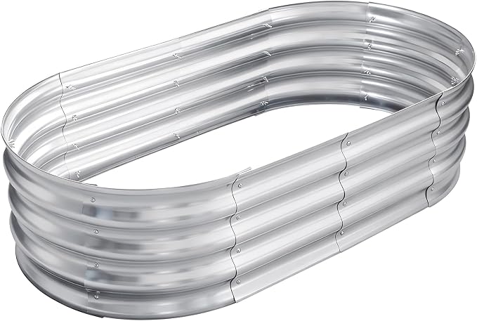 TATAANTY Galvanized Raised Garden Bed by TATAANTY