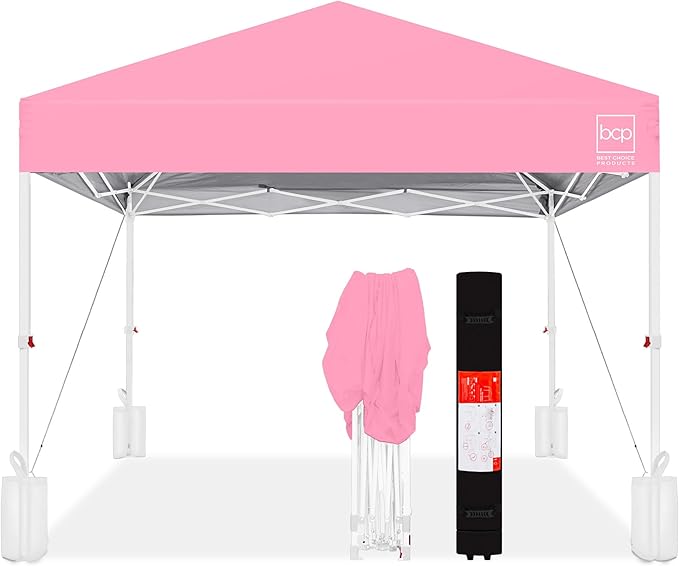 Best Choice Products 10x10ft Pop Up Canopy Tent, Outdoor Shade, 1 Person 1 by BestChoiceProducts