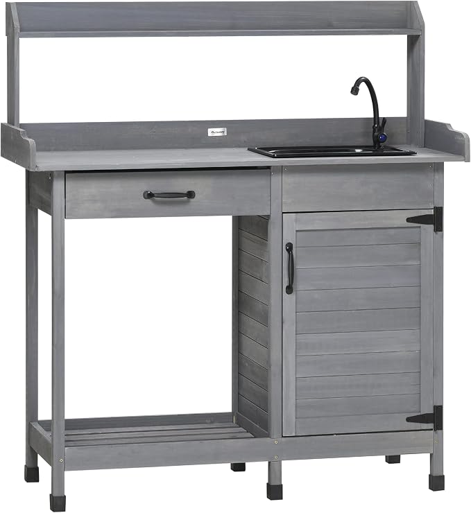 Outsunny Potting Bench Table by Outsunny