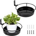 ARTORA Wall Mounted Plant Holder, 2 Pack Metal Flower Pot Wall Hanging Shelf by ARTORA