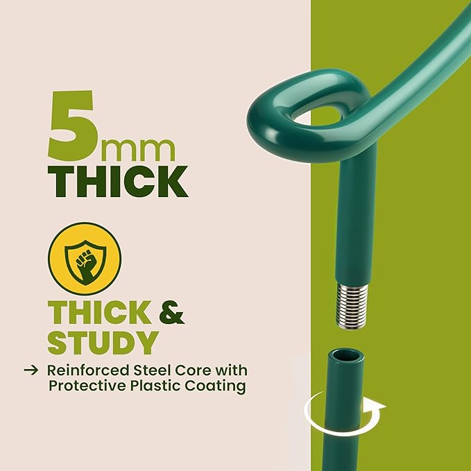 12 Pack Plant Support Stakes – Tall Plant Stakes - Image 3