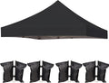 LIUJIAYI Pop Up Canopy Replacement Top, 8x8 Heavy Duty 500D UV Protection by Unknown