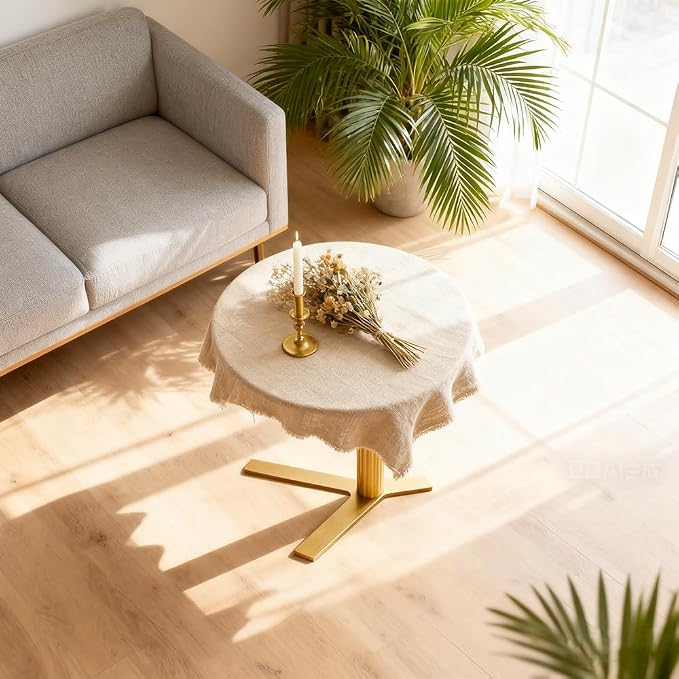 C Shaped Side Table End Coffee Tables, Unique Aesthetics Minimalist Accent - Image 8
