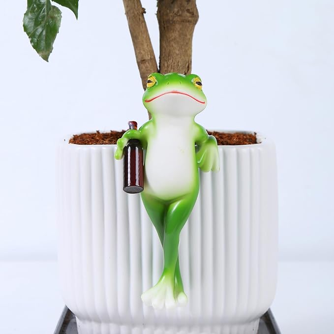 Miniature Frog Figurines Plant Decorations - Image 5