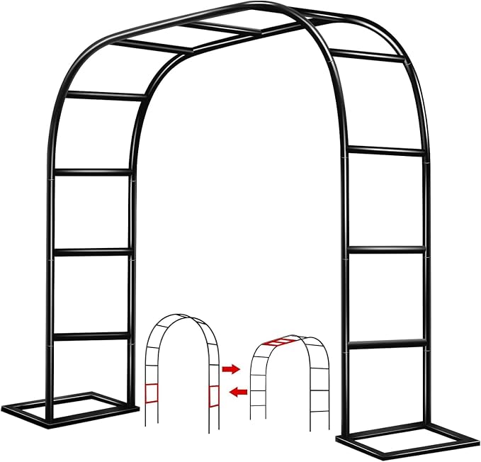 Garden Arch Trellis for Climbing Plants Outdoor Wedding Arches for Ceremony by ZANGEROI