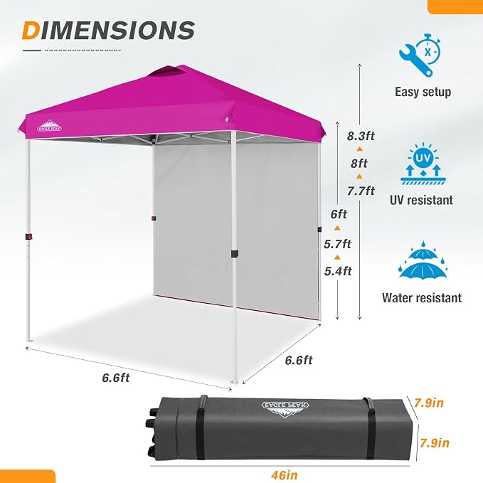 EAGLE PEAK Commercial Canopy 6.6x6.6 Pop Up Canopy Tent - Image 3
