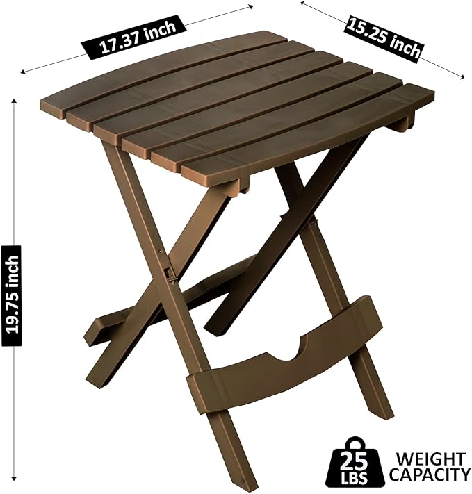 Adams Quik-Fold® Side Table - Image 3