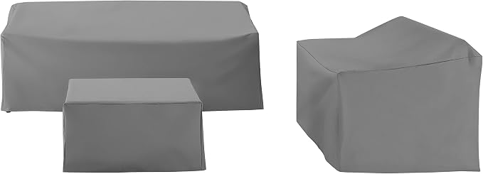 Crosley Furniture Patio Furniture Covers, Waterproof 3-Piece Cover Set - Image 2