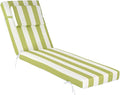 Chaise Lounge Cushions Outdoor 72x21x4 Inch, Patio Lounger Chair Cushion by Unknown
