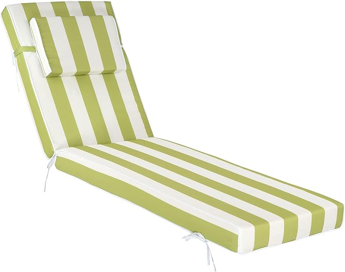 Chaise Lounge Cushions Outdoor 72x21x4 Inch, Patio Lounger Chair Cushion by Unknown
