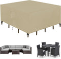 Easy-Going Square Patio Furniture Waterproof Outdoor Dining Table and Chair by Easy-Going