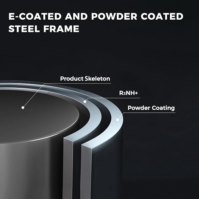 Grand patio Round Steel Patio Coffee Table Weather Resistant Nesting Tables - Image 4