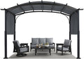 MASTERCANOPY 10x12ft Outdoor Retractable Pergola by MASTERCANOPY