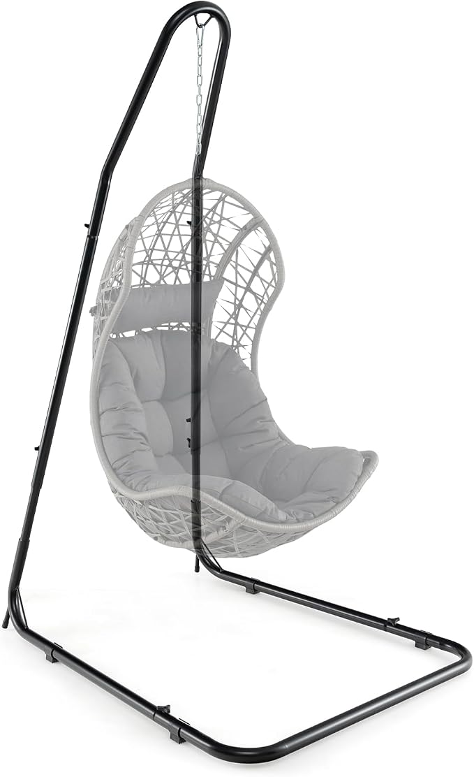 Giantex Hammock Stand for Outside, Heavy-Duty Metal Swing Stand by Giantex