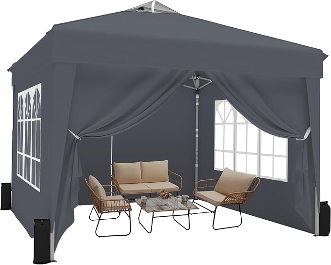 SANWAY 10x10 Pop Up Canopy Tent by SANWAY