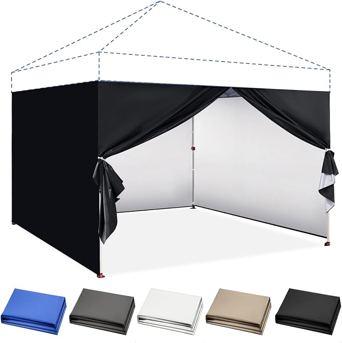 CROWN SHADES 10x10 Canopy Sidewalls by CrownShades