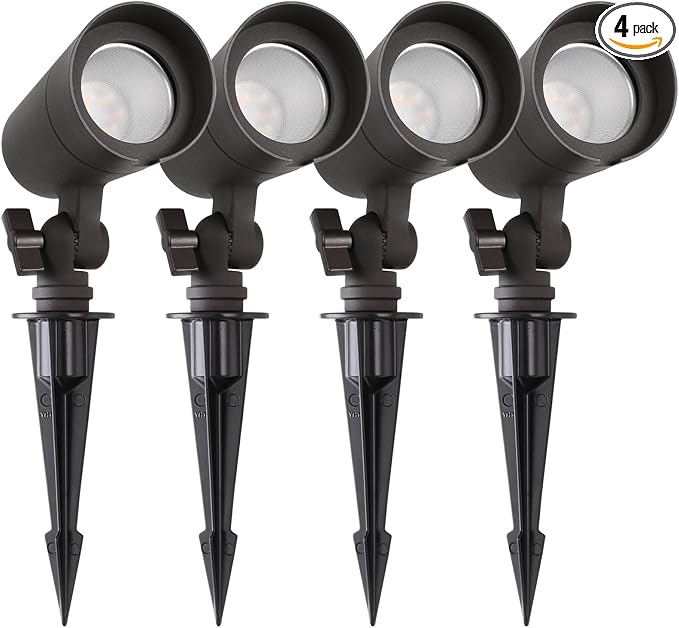 3CCT LED Landscape Lights with Connectors, 12V Low Voltage, 3000K/4000K/5000K by EENERGETICLIGHTING