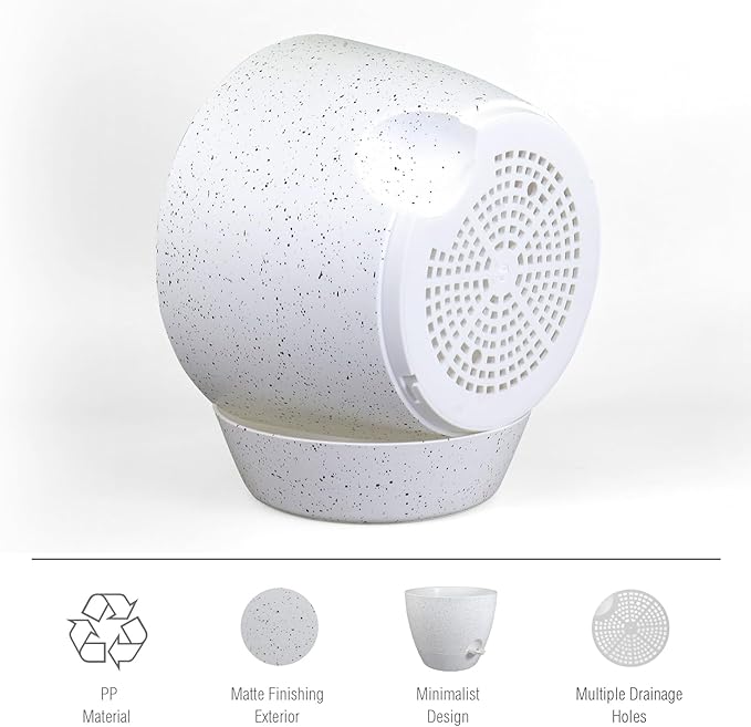 12 inch Large Self Watering Pots - Image 3