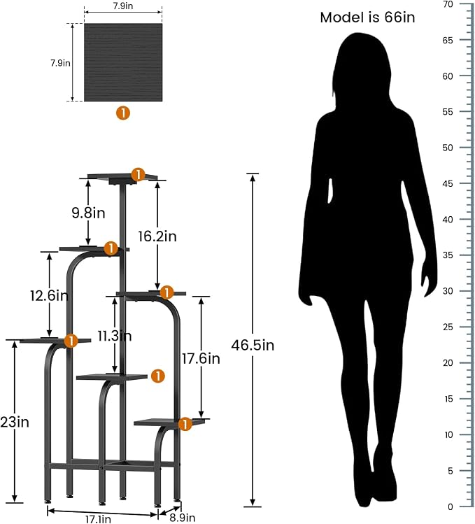 6 Tier Plant Stand Indoor, Plant Shelf - Image 6