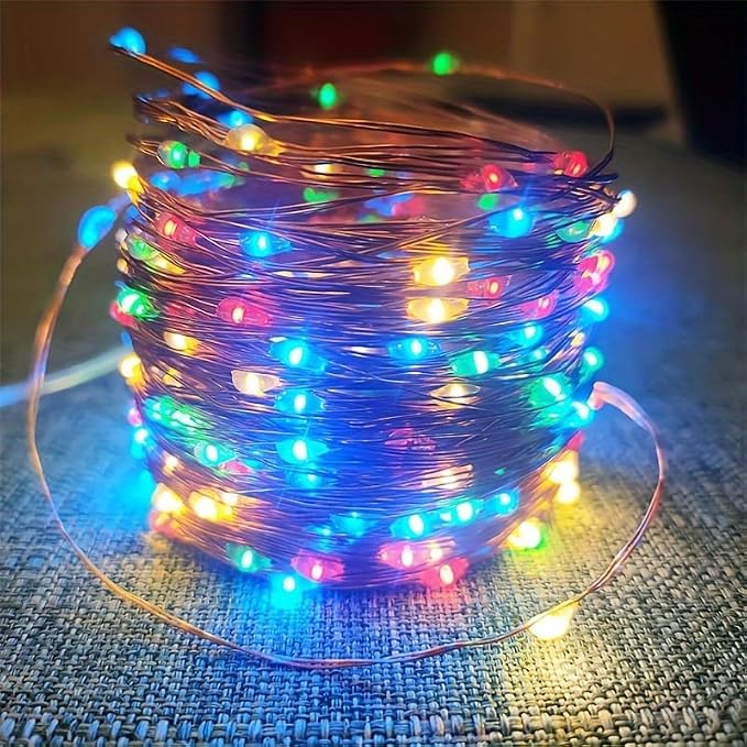 Solar String Lights Outdoor, 106 FT 300 LED Solar Christmas Fairy Lights - Image 6