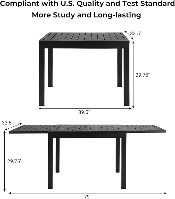 Grand patio 7-Piece Outdoor Dining Set - Image 6