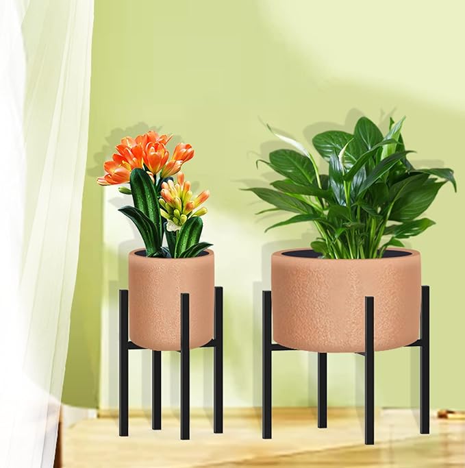 Heavy Plant Stand for 10"-16" Plant Pot Indoor Outdoor Corner, Adjustable Metal - Image 4