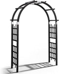 VINGLI Wooden Garden Arbor, Heavy Duty Outdoor Frame Trellis by VINGLI