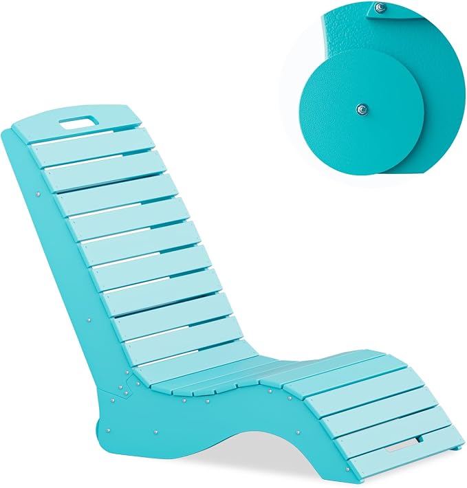 MELLCOM HDPE Pool Lounge Chair, in Pool Lounge Chair up to 10-Inches of Water by MELLCOM