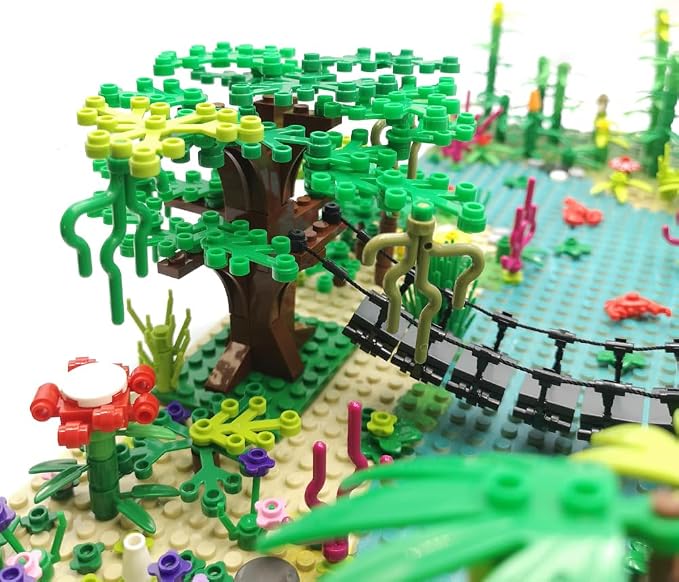 ZHX Rainforest Jungle Bridge Building Block Toys - Image 2