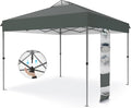 PHI VILLA 10x10ft 1-Person Setup Pop Up Canopy Tent Instant Portable Shelter w/ by PHIVILLAThepioneerofcomfortablehouseholdsupplies