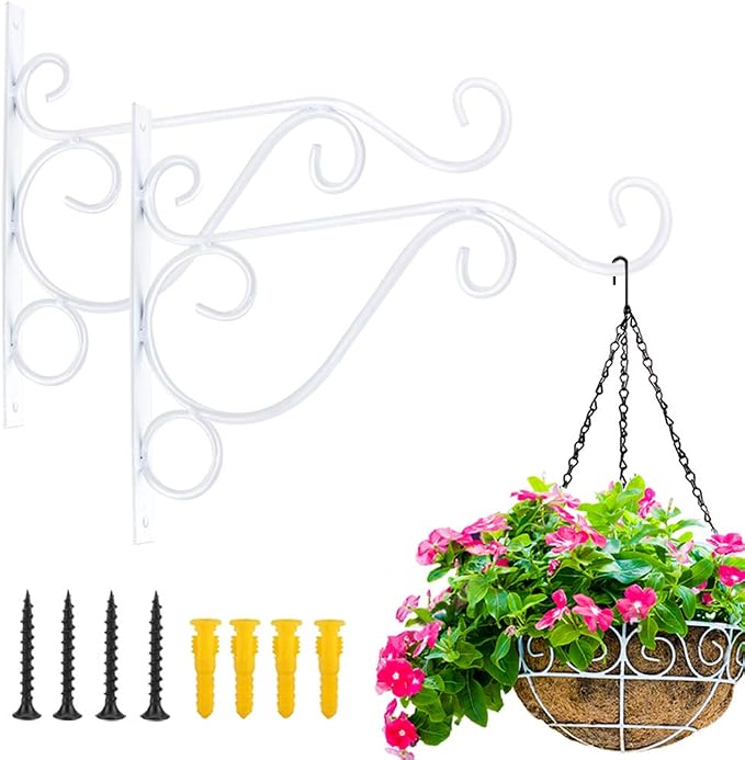 KABB Hanging Plant Bracket, Indoor Outdoor Rustic Home Decor by Unknown