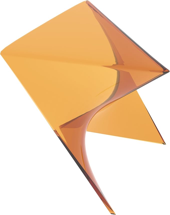 LeisureMod 15.75" Stackable Weather-Resistant Plastic Triangular Side Table - Image 9