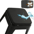 BUYUE Enhanced Anti-Slip Magnetic Bar Stool Cushions Set of 4, Luxury PU by BUYUE
