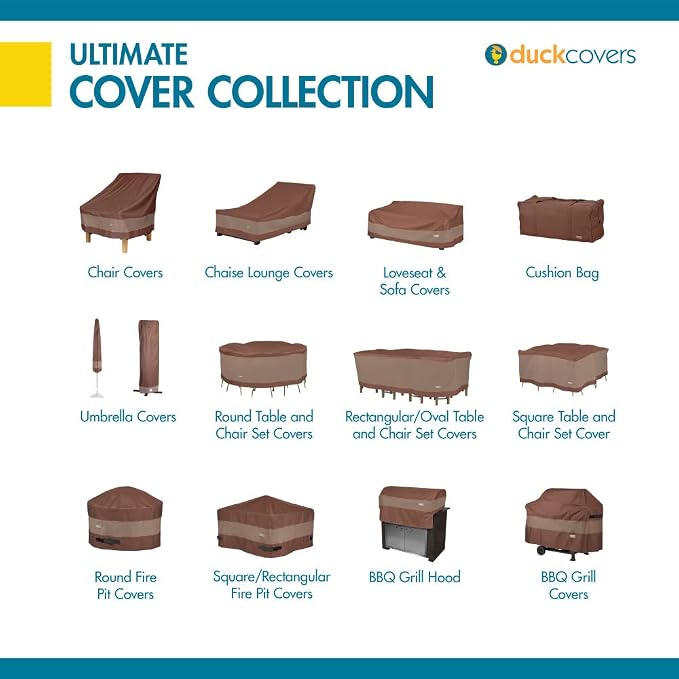 DUCKCOVERS Ultimate Waterproof 58 Inch Deep Loveseat Cover, Patio Furniture - Image 12