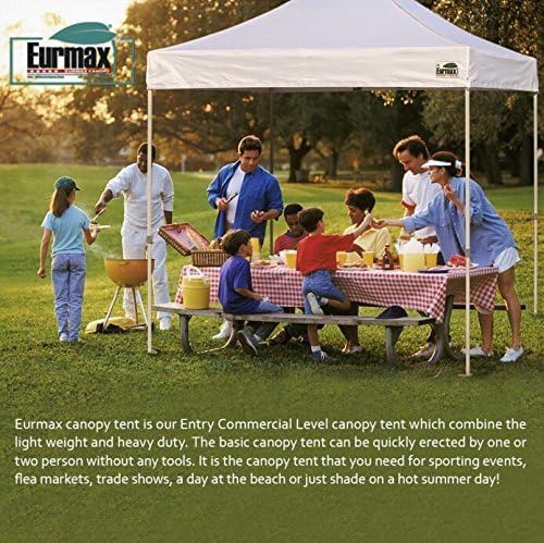 Eurmax USA Standard 10x10ft Patio Pop Up Canopy Tent - Image 7