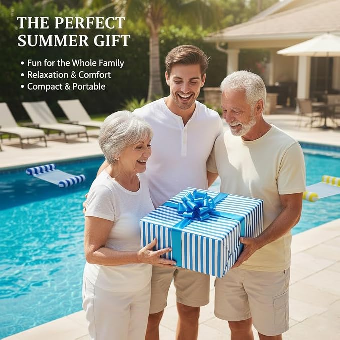 3/5/8 Pack Pool Hammock Upgrated Water Pool Floats, 4-in-1 Multi-Purpose Water - Image 7
