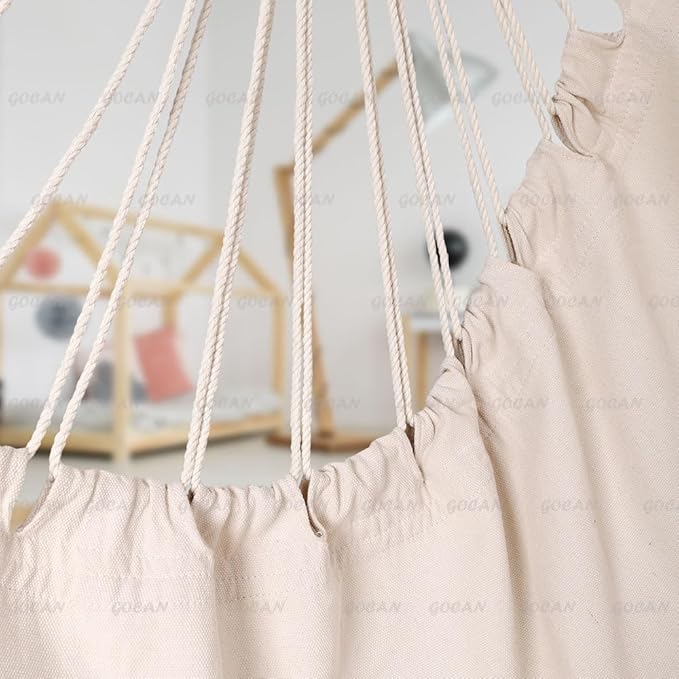 Hammock Chair Large Hammock Swing, 110 X 150cm Load 150kg, Cotton Hanging Chair - Image 6