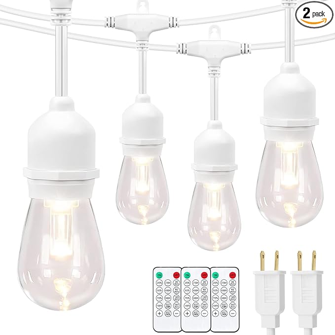 Mlambert 3 Color Outdoor LED Dimmable String Lights by Mlambert