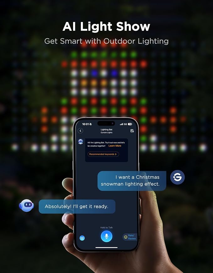 Govee Outdoor Net Lights, 2.8*9.4ft - Image 8